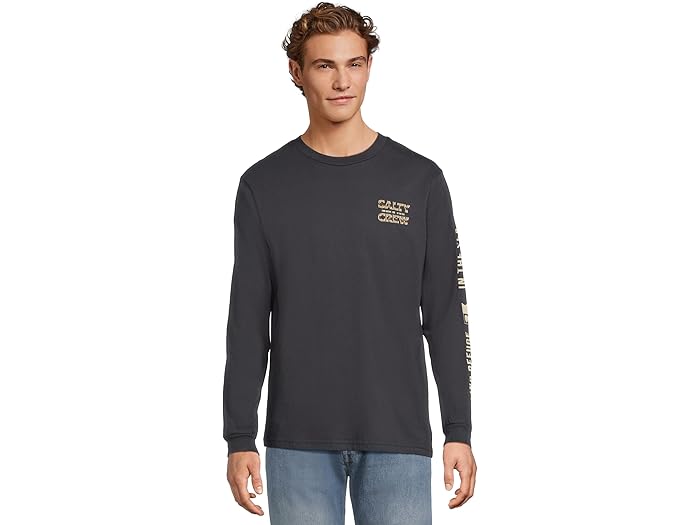 (取寄) ソルティ クルー メンズ オフセット ロング スリーブ ティー Salty Crew men Offset Long Sleeve Tee Navy