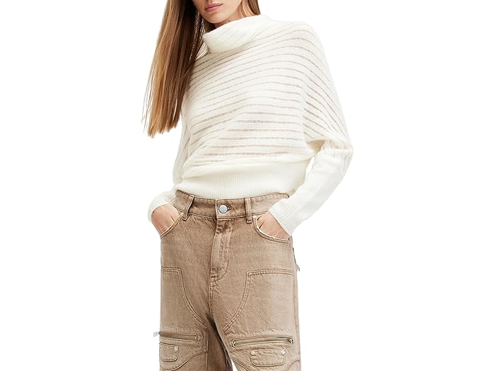 (取寄) オールセインツ レディース リドリー ラダー ジャンパー AllSaints women Ridley Ladder Jumper Chalk White