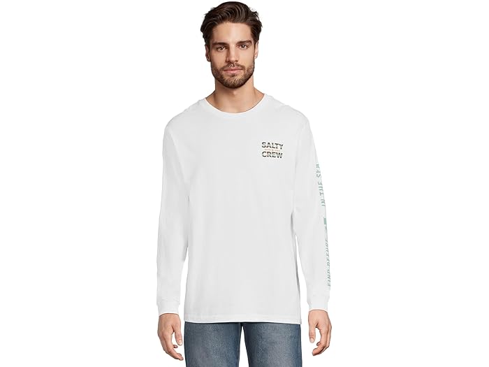 (取寄) ソルティ クルー メンズ オフセット ロング スリーブ ティー Salty Crew men Offset Long Sleeve Tee White