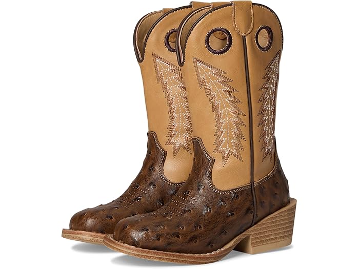 (取寄) ローパー キッズ ボーイズ ウォーカー (トドラー/リトル キッド) Roper Kids boys Walker Bumps (Toddler/Little Kid) Brown Faux Ostrich Vamp 17,580円