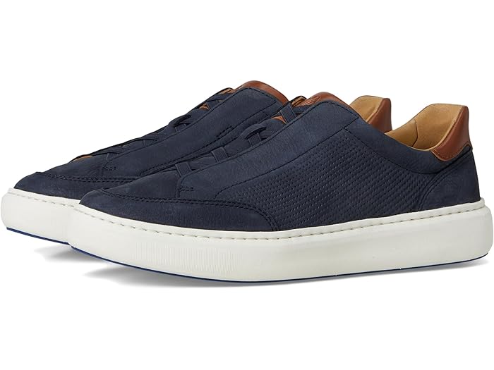 (取寄) ジョンストン&マーフィー メンズ アンダース ストレッチ レース-トゥ-トゥ Johnston & Murphy men Anders Stretch Lace-To-Toe Navy Nubuck