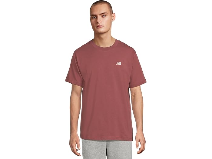 (取寄) ニューバランス メンズ スポーツ エッセンシャル コットン T-シャツ New Balance men Sport Essentials Cotton T-Shirt Washed Burgundy 7,931円