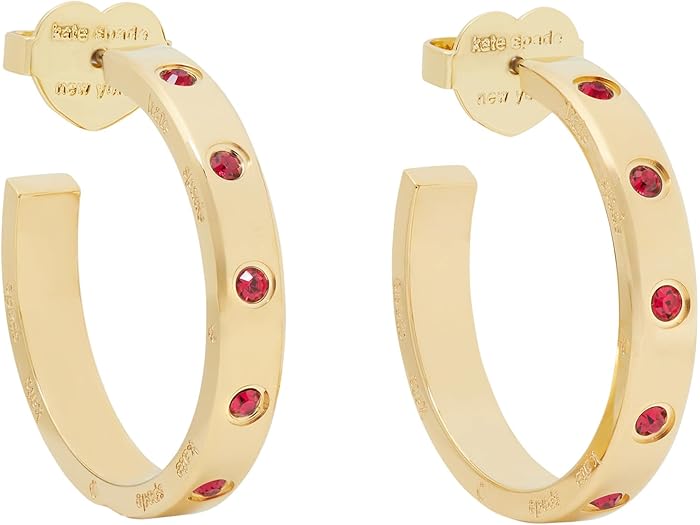 (取寄) ケイトスペード レディース セット イン ストーン チャンキー ハギーズ Kate Spade New York women Set in Stone chunky huggies Ruby