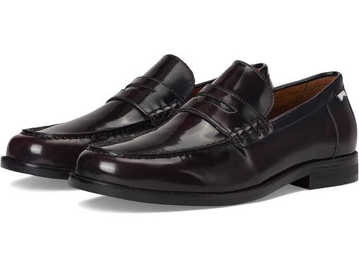 (取寄) ケネスコール メンズ パコ Kenneth Cole men Paco Dark Red Leather