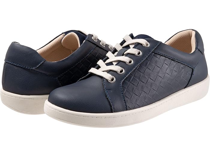 (取寄) トロッターズ レディース アドワー Trotters women Adore Navy Quilted