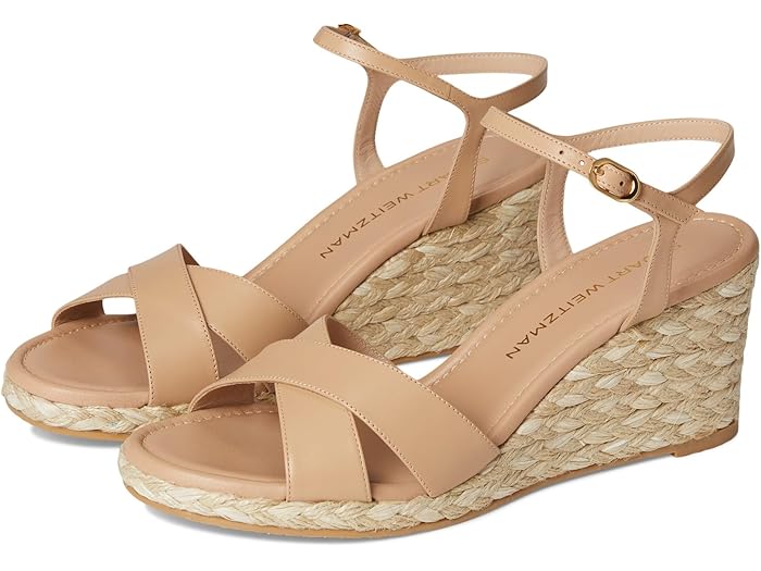 (取寄) スチュアート ワイツマン レディース デイナ エスパドリーユ ウェッジ Stuart Weitzman women Dayna Espadrille Wedge Adobe/Natural