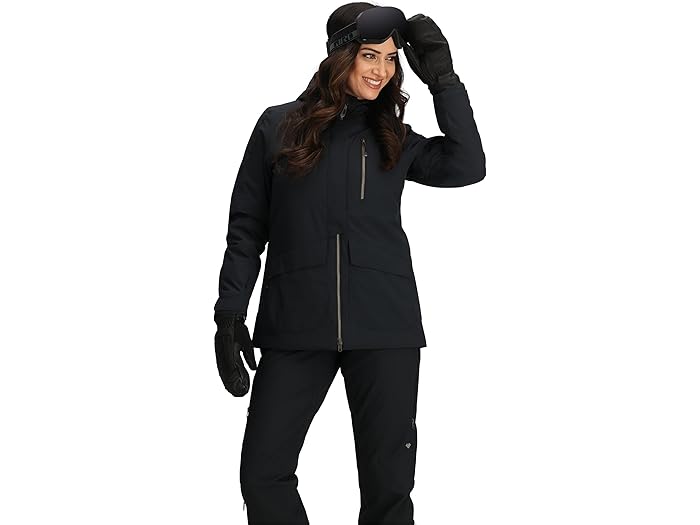 (取寄) オバマイヤー レディース ファースト トラック ジャケット Obermeyer women First Tracks Jacket Black 1