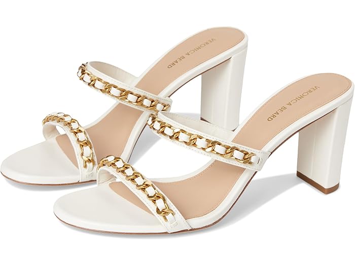 (取寄) ベロニカ ビアード レディース グレッチェン Veronica Beard women Gretchen Parchment White Leather