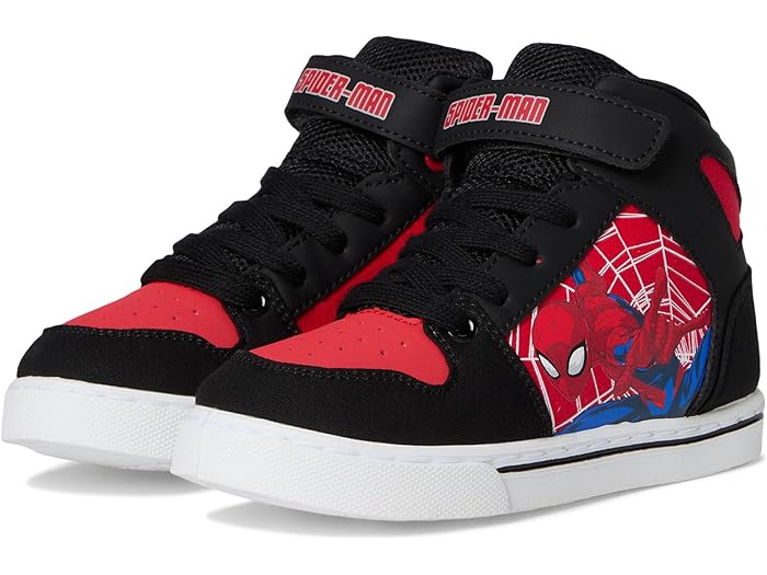 (取寄) ジョズモ ボーイズ スパイダーマン ハイ トップ スニーカー (リトル キッド/ビッグ キッド) Josmo boys Spiderman High Top Sneaker (Little Kid/Big Kid) Red/Black