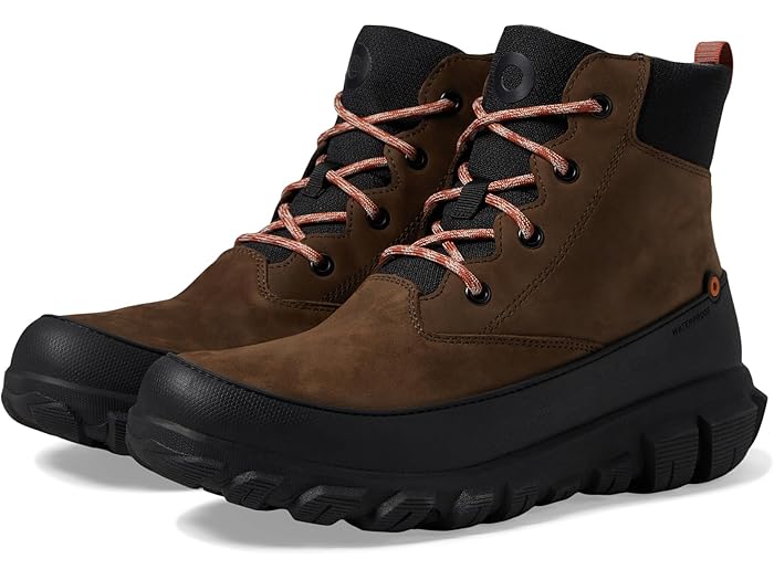 (取寄) ボグス レディース シーダー ミッド レース Bogs women Cedar Mid Lace Dark Brown