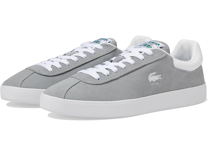 (取寄) ラコステ メンズ ベースショット スニーカー Lacoste men Baseshot Sneakers Grey/White 18,691円