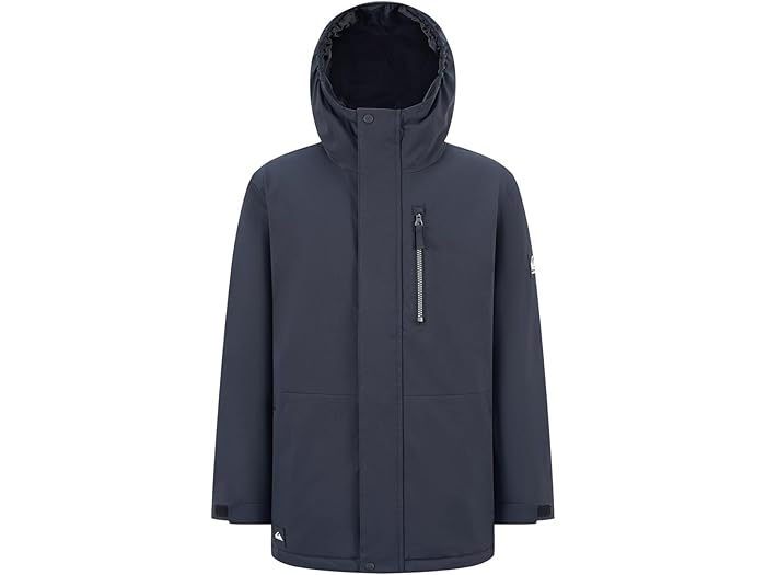 (取寄) クイック シルバー キッズ ボーイズ ミッション ソリッド ジャケット (ビッグ キッズ) Quiksilver Kids boys Mission Solid Jacket (Big Kids) Black