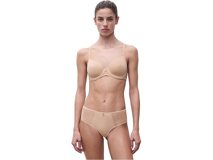 (取寄) シャンテル レディース ロマンス ライトウェイト T-シャツ ブラ Chantelle women Romance Lightweight T-shirt Bra Nude Blush