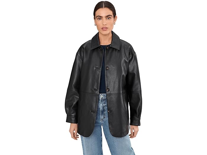 (取寄) リーバイス レディース フォー レザー ブレーザー Levi's women Faux Leather Blazer Black/Blk 21,973円