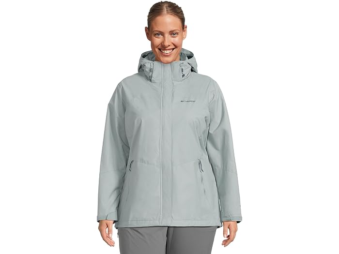 (取寄) コロンビア レディース プラス サイズ バガブー 3 フリース インターチェンジ ジャケット Columbia women Plus Size Bugaboo III Fleece Interchange Jacket Crushed Blue