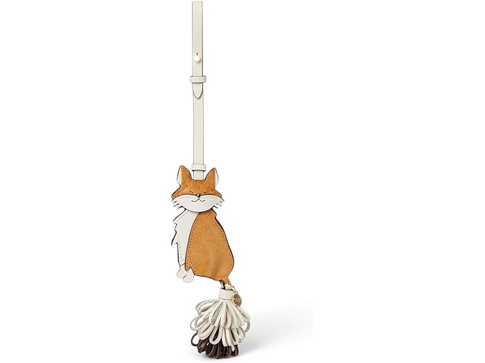 (取寄) ケイトスペード レディース クリッターズ ミックスド マテリアル ジンジャー フォックス バッグ チャーム Kate Spade New York women Critters Mixed Material Ginger Fox Bag Charm Biscotti Multi