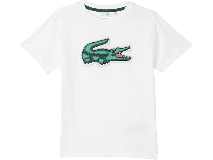 (取寄) ラコステ キッズ ボーイズ パフ ティー (ビッグ キッド) Lacoste Kids boys Puff Tee (Big Kid) Blanc