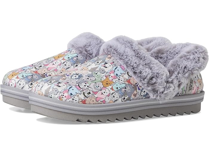 (取寄) ボブス スケッチャーズ レディース ボブス コージー キス - ポウ ジャムズ BOBS from SKECHERS women Bobs Cozy Kiss - Paw Jams Grey/Multi