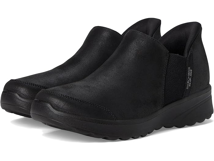 (取寄) スケッチャーズ レディース ラブリー ヴィーブ - オータム リーブス ハンズ フリー スリップインズ SKECHERS women Lovely Vibe - Autumn Leaves Hands Free Slip-Ins Black