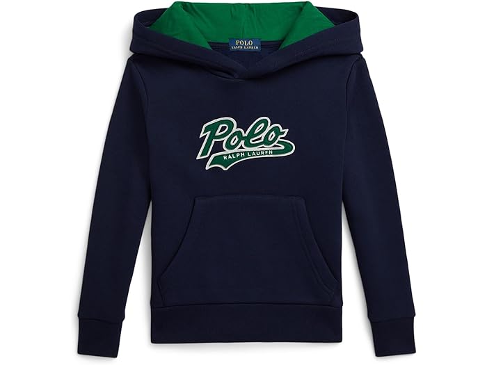 (取寄) ラルフローレン キッズ ボーイズ ロゴ フリース ブーディ (トドラー/リトル キッド) Polo Ralph Lauren Kids boys Logo Fleece Hoodie (Toddler/Little Kid) Refined Navy