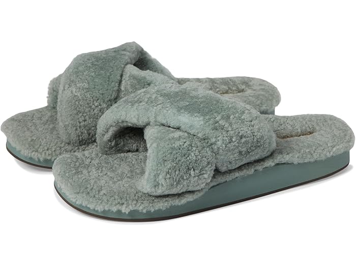 (取寄) オルカイ レディース ハイラ ヒュ OluKai women Hila Heu Muted Green/Muted Green