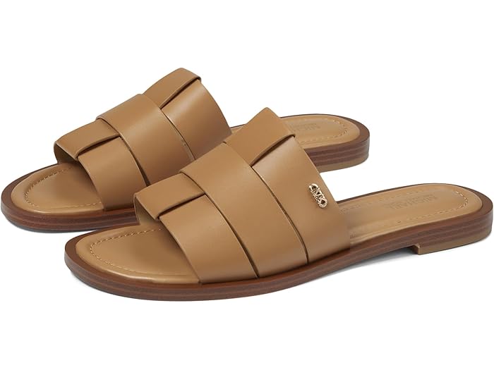 (取寄) マイケルコース レディース ライランド フラッツ スライド MICHAEL Michael Kors women Ryland Flat Slide Pale Peanut