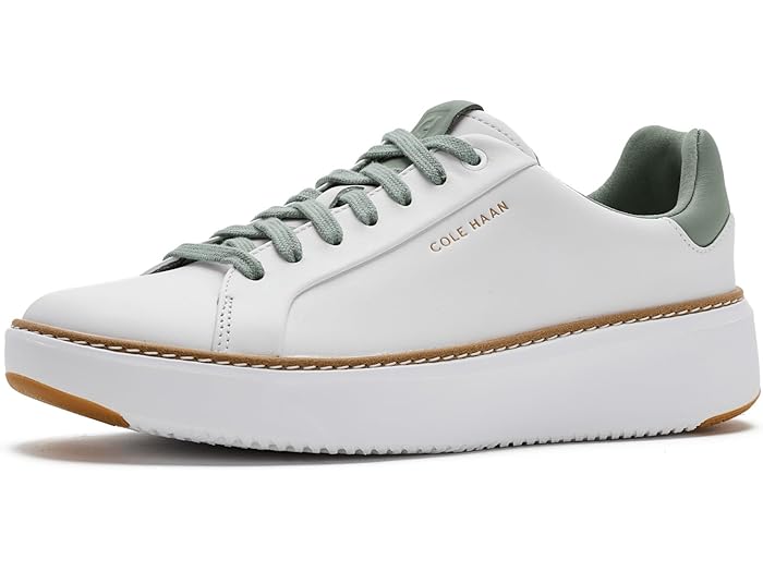 (取寄) コールハーン レディース グランドプロ トップスピン スニーカー Cole Haan women Grandpro Topspin Sneaker Optic White/Lily Pad Leather