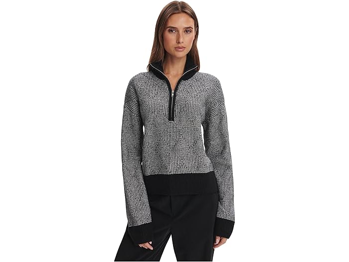 (取寄) バーリー レディース アルドリッジ 1/2 ジップ ニット Varley women Aldridge 1/2 Zip Knit Black