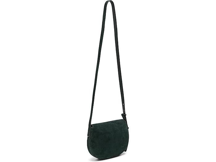 (取寄) メイドウェル レディース スエード SM ダコタ サドル クロスボディ Madewell women Suede Sm Dakota Saddle Crossbody Midnight Forest