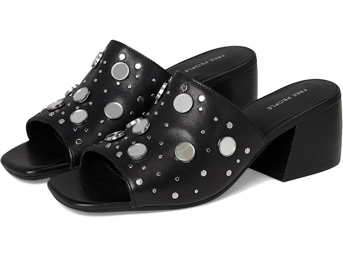 (取寄) フリーピープル レディース ミラージュ ミュールズ Free People women Mirage Mules Black Leather