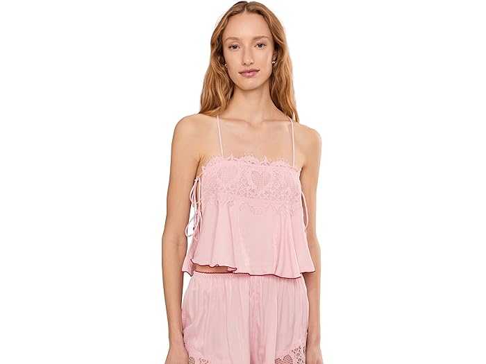 (取寄) フリーピープル レディース スウィート ラブ カミ Free People women Sweet Love Cami Pink Ribbons