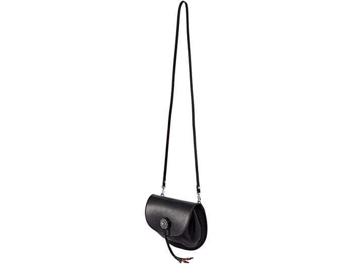 (取寄) オールドトレンド ジェニュイン レザー ガーデン ピオニー クロスボディ バッグ Old Trend Genuine Leather Garden Peony Crossbody Bag Black