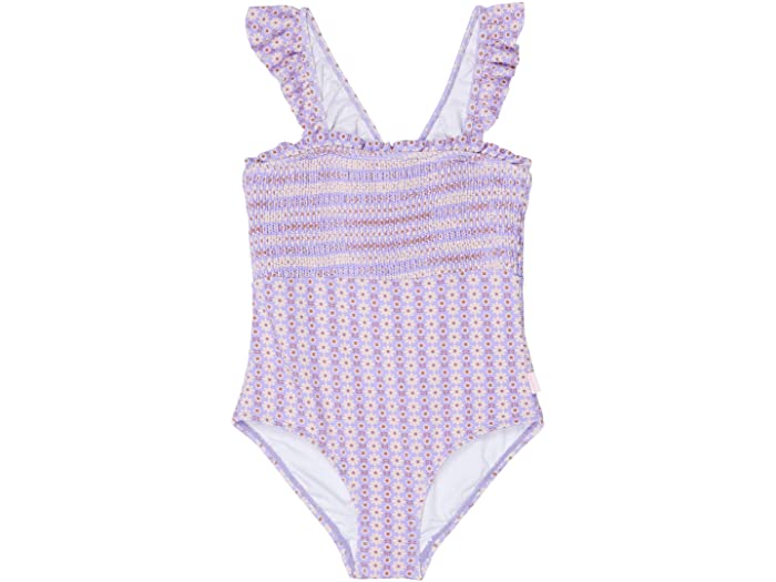 (取寄) シーフォリー キッズ ガールズ レトロ シャード ワンピース Seafolly Kids girls Retro Shirred One-Piece Ditsy Stripe