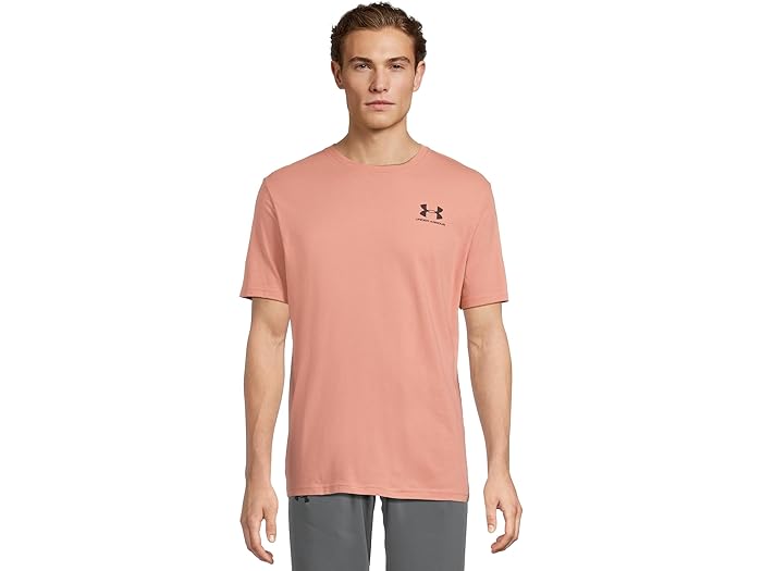 (取寄) アンダーアーマー メンズ スポーツスタイル レフト チェスト ショート スリーブ Under Armour men Sportstyle Left Chest Short Sleeve Canyon Pink/Black
