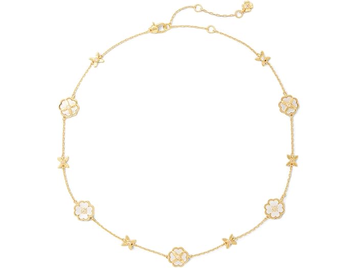 (取寄) ケイトスペード レディース ヘリテージ ブルーム スキャッター ネックレス Kate Spade New York women Heritage Bloom Scatter Necklace Cream/Gold