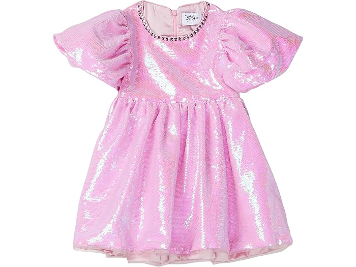 (取寄) ガールズ プリティ イン ピンク パーティー ドレス (トドラー/リトル キッド/ビッグ キッド) Lola and The Boys girls Pretty In Pink Party Dress (Toddler/Little Kid/Big Kid) Pink