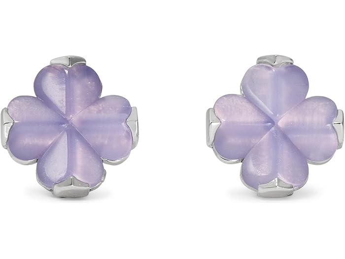 (取寄) ケイトスペード レディース スペード フラワー スタッズ Kate Spade New York women Spade Flower Studs Light Purple/Silver