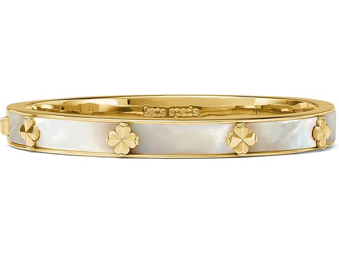 (取寄) ケイトスペード レディース スペード フラワー ヒンジド バングル Kate Spade New York women Spade Flower Hinged Bangle Mother Of Pearl