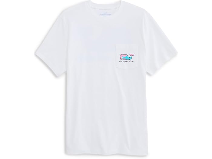 (取寄) ヴィンヤードヴァインズ メンズ リップルド フィッシュ ホエール フィル ショート スリーブ ティー Vineyard Vines men Rippled Fish Whale Fill Short Sleeve Tee White Cap