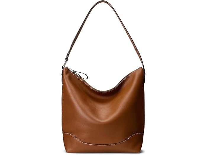 (取寄) ローレン ラルフローレン レディース レザー ラージ ターシャ バケット バッグ Lauren Ralph Lauren women Leather Large Tasha Bucket Bag Lauren Tan 64,999円