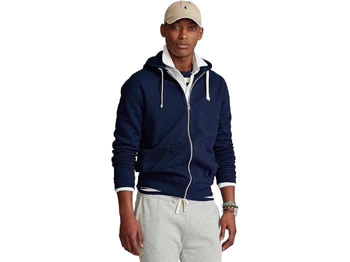 (取寄) ラルフローレン メンズ クラシック フリース フルジップ ブーディ Polo Ralph Lauren men Classic Fleece Full-Zip Hoodie Cruise Navy