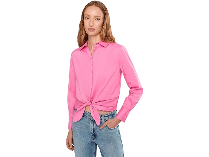 (取寄) リリー ピュリッツァー レディース ザ タイ ライリリー シャツ Lilly Pulitzer women The Tie Lilly Shirt Confetti Pink