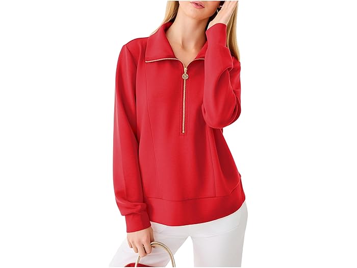 (取寄) リリー ピュリッツァー レディース エレーニ Upf 50+ プルオーバー Lilly Pulitzer women Eleni Upf 50+ Pullover Cranberry Red