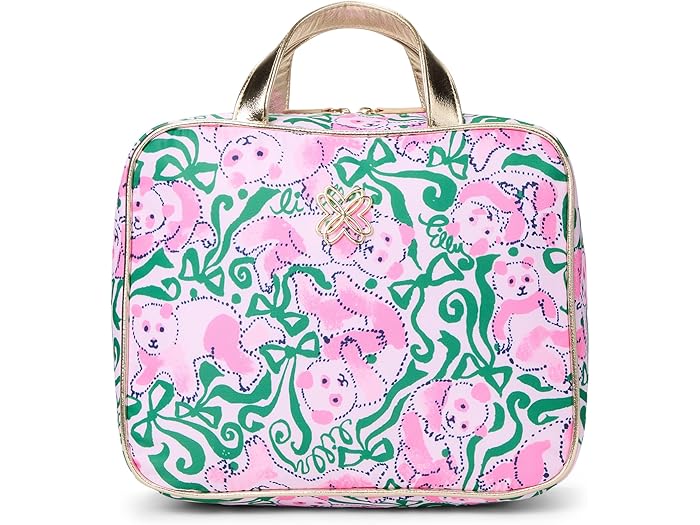 (取寄) リリー ピュリッツァー レディース コンスタンス コスメティック ケース Lilly Pulitzer women Constance Cosmetic Case Pink Quartz Panda N Bows