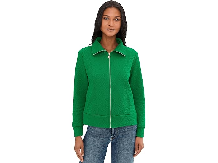 (取寄) リリー ピュリッツァー レディース エレーニ ジップ-アップ Lilly Pulitzer women Eleni Zip-Up Bamboo Green