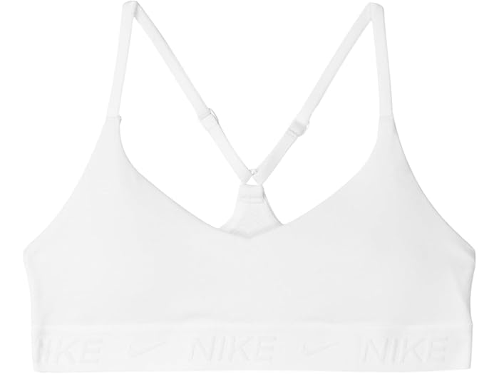 (取寄) ナイキ キッズ ガールズ ドライ-フィット インディ ブラ (リトル キッド/ビッグ キッド) Nike Kids girls Dri-FIT Indy Bra (Little Kid/Big Kid) White/White