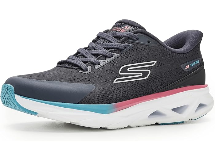 (取寄) スケッチャーズ レディース グライド ステップ ボルテックス ハンズ フリー スリップインズ SKECHERS women Glide Step Vortex Hands Free Slip-Ins Charcoal