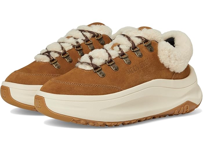 (取寄) ムーンブーツ レディース シティ シアリング MOON BOOT women Moon247 City Shearling Cognac