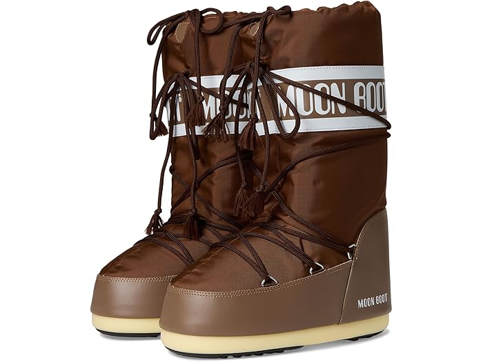 (取寄) ムーンブーツ レディース アイコン ナイロン MOON BOOT women Icon Nylon Brown
