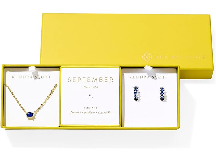 (取寄) ケンドラスコット レディース ケイリン バースストーン ギフト セット Kendra Scott women Cailin Birthstone Gift Set Gold Blue Crystal
